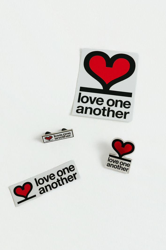 Love One Another Metal Pin
