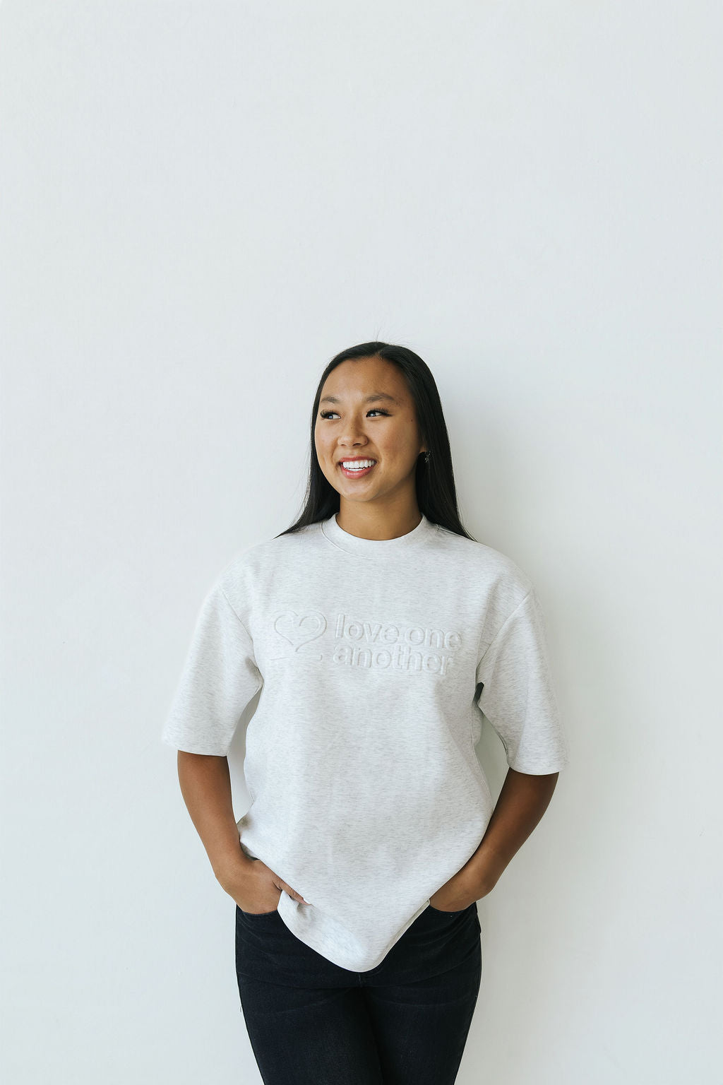 Unisex Embossed Love Tee